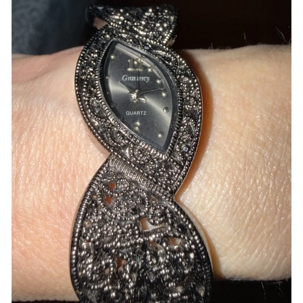 Gramercy Ornate Filigree Women's Quartz Watch‎ – Fresh Battery – Vintage Style